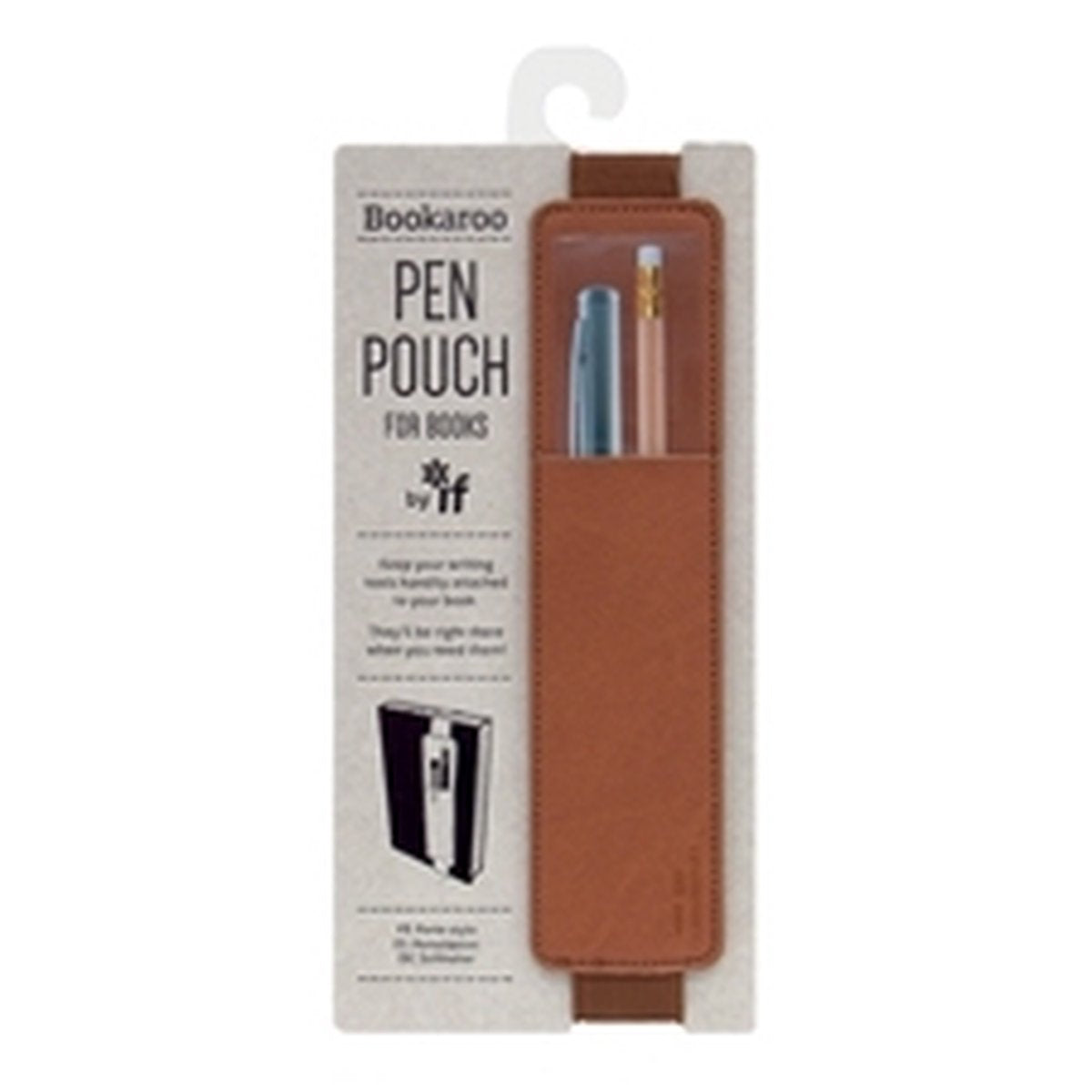 Astuccio portapenne Bookaroo - marrone