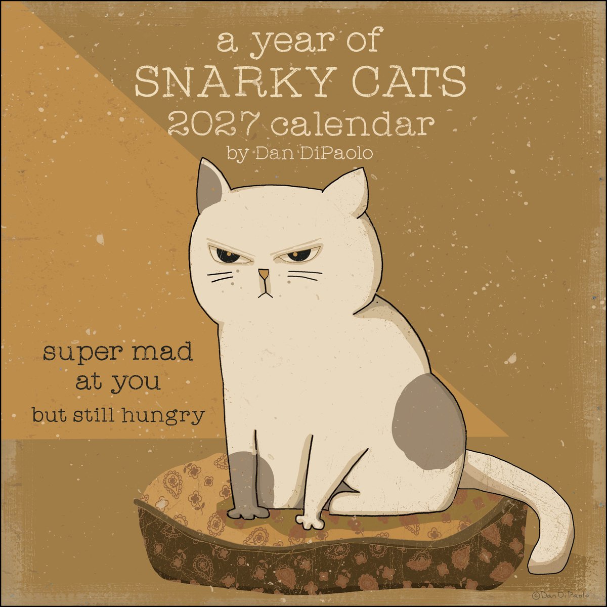 Un año de gatos sarcásticos calendario de pared 2027