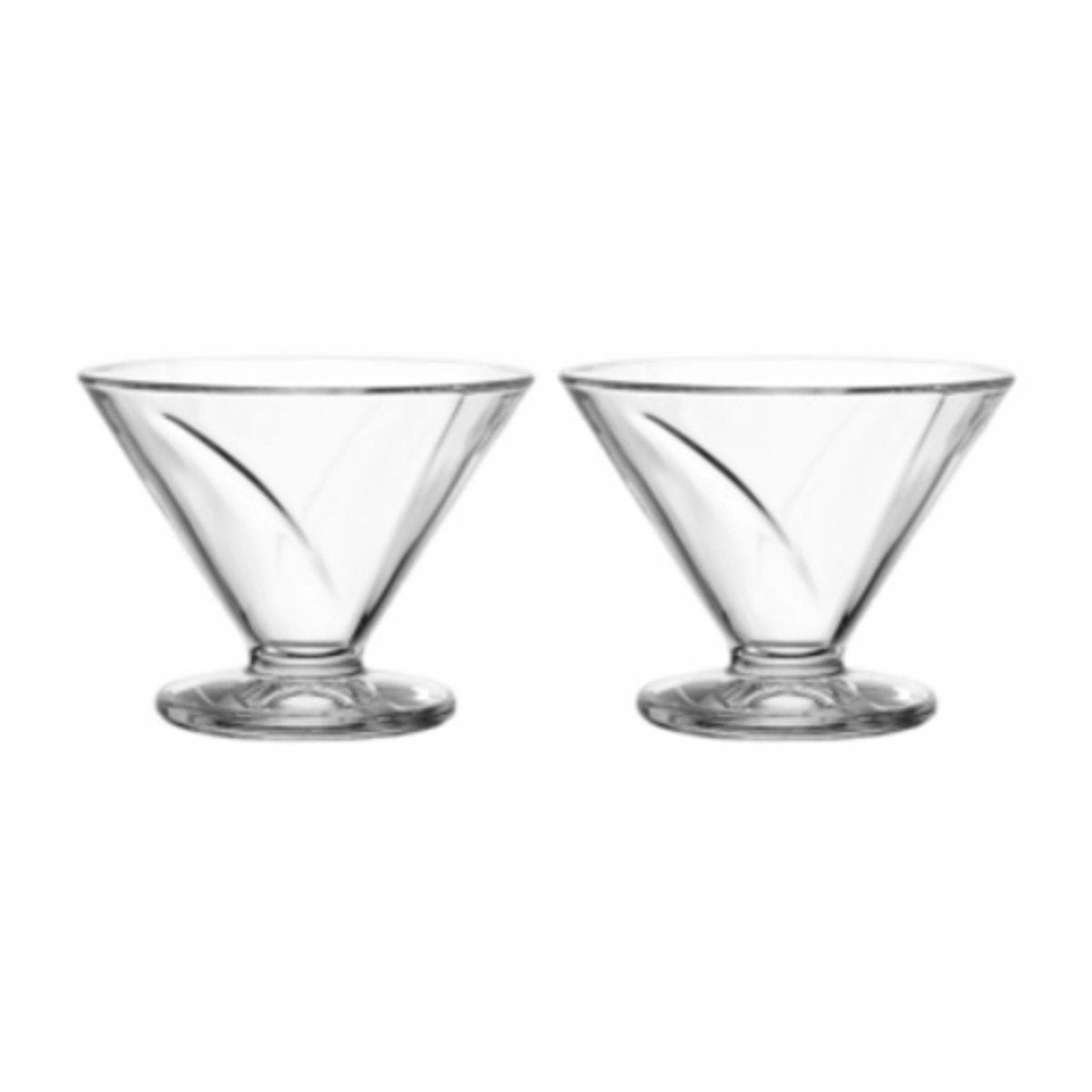 Ciotola Leonardo cono su piede 270ml - set 2