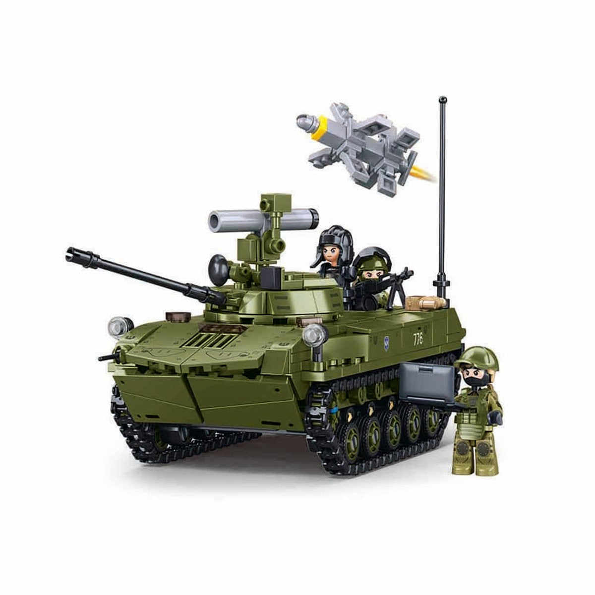 Modelo Sluban, tanque de ladrillos bmd-2s (m38-b1250)