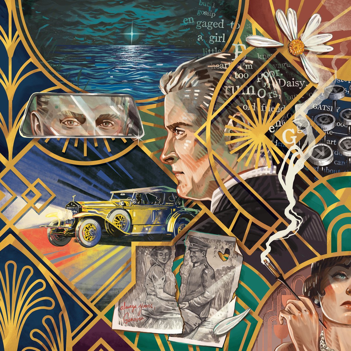 Ravensburger Puzzle Art Soul - Il Grande Gatsby - 750 Pezzi.