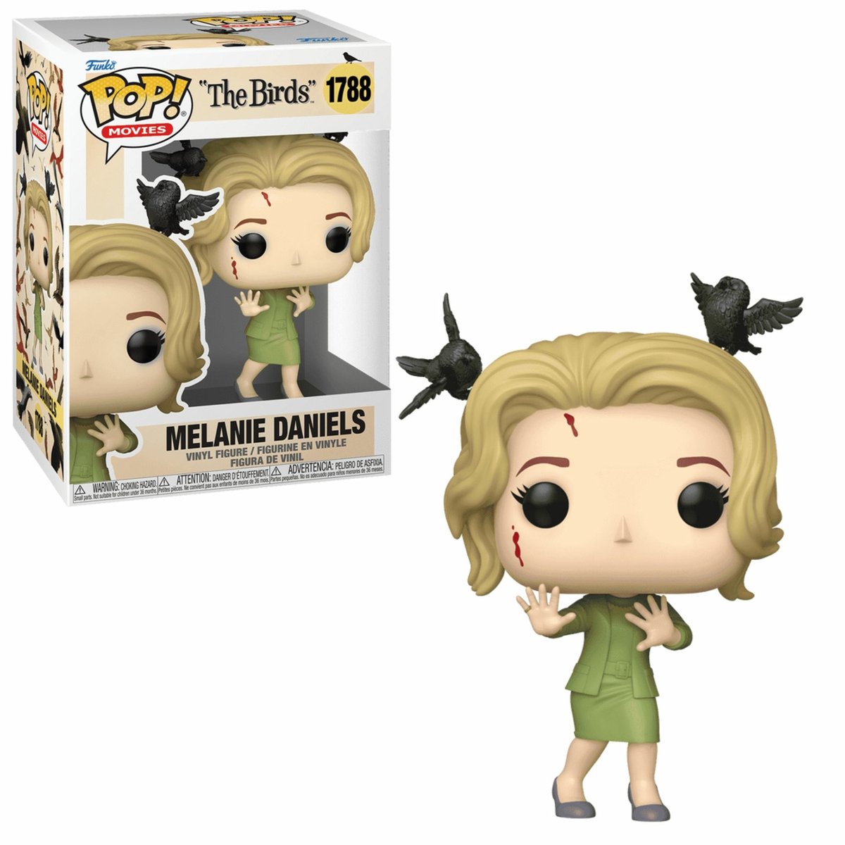 ¡Funko los pájaros explotan! peliculas figura de vinilo melanie daniels muñeca de 9 cm! figura