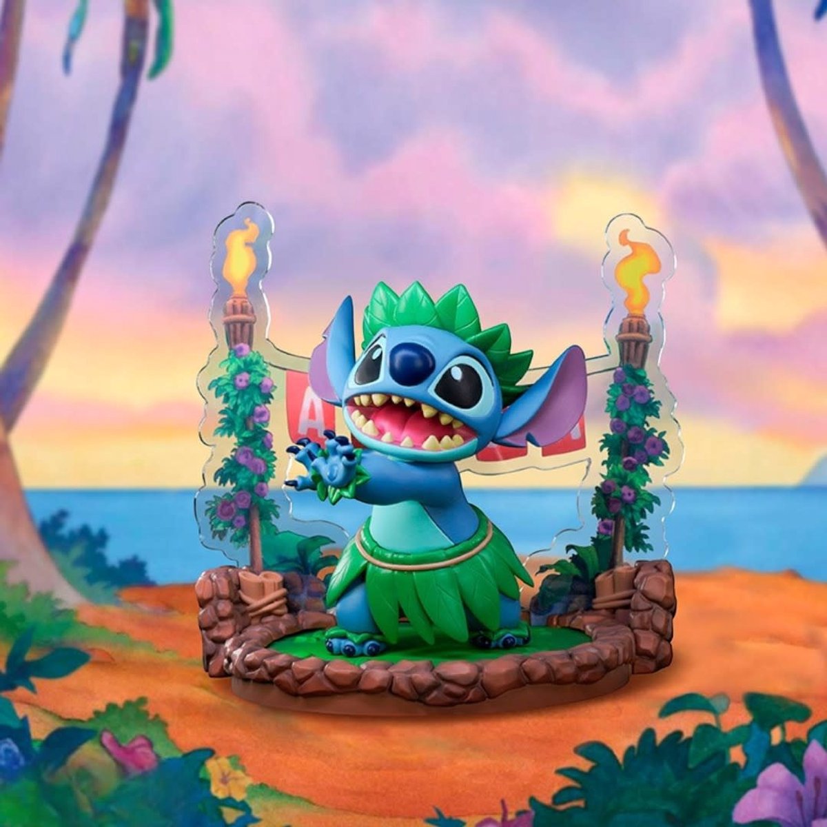 Lilo stitch sfc super figure collection - figuras coleccionables unisex de stitch hula dance - multicolor - estándar