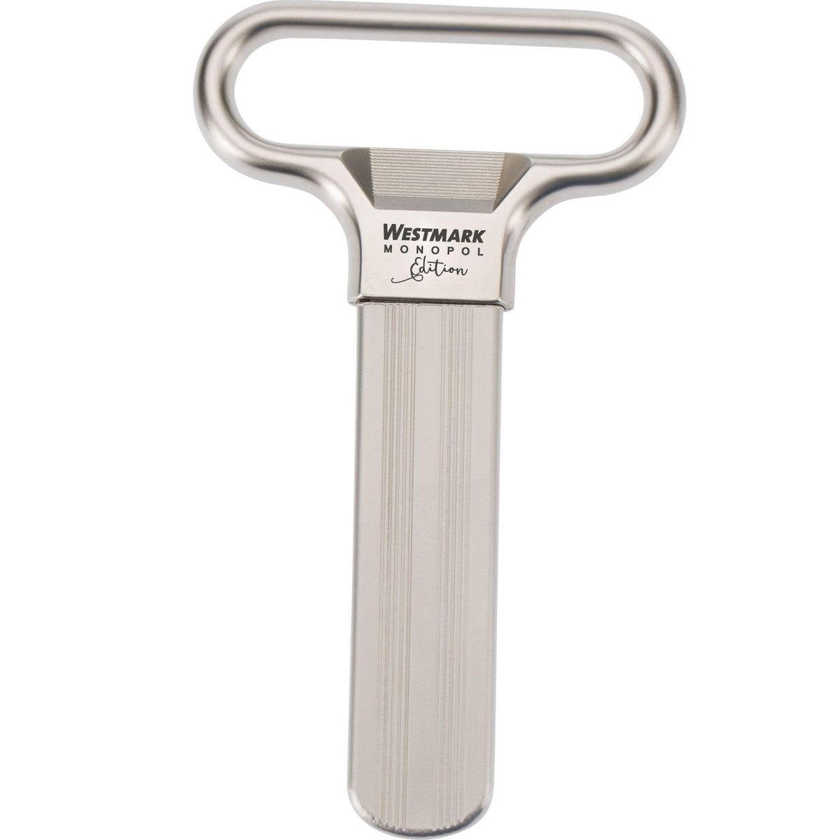 Westmark cavatappi e apribottiglie laschen, acciaio pressofuso di zinco, ah-so, argento satinato lucido, 62853380