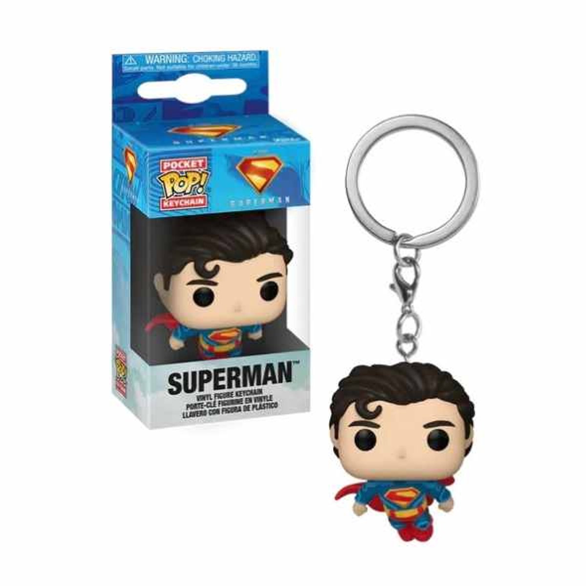 Funko pocket pop! keychain - dc comics: superman (2025) - superman pocket pop