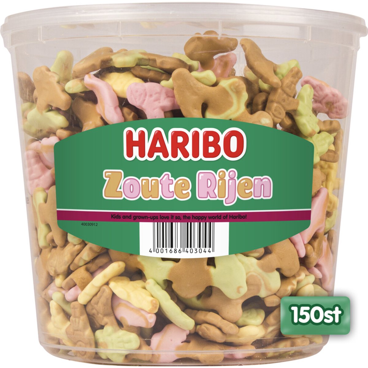 File salati in schiuma Haribo (150 pezzi)