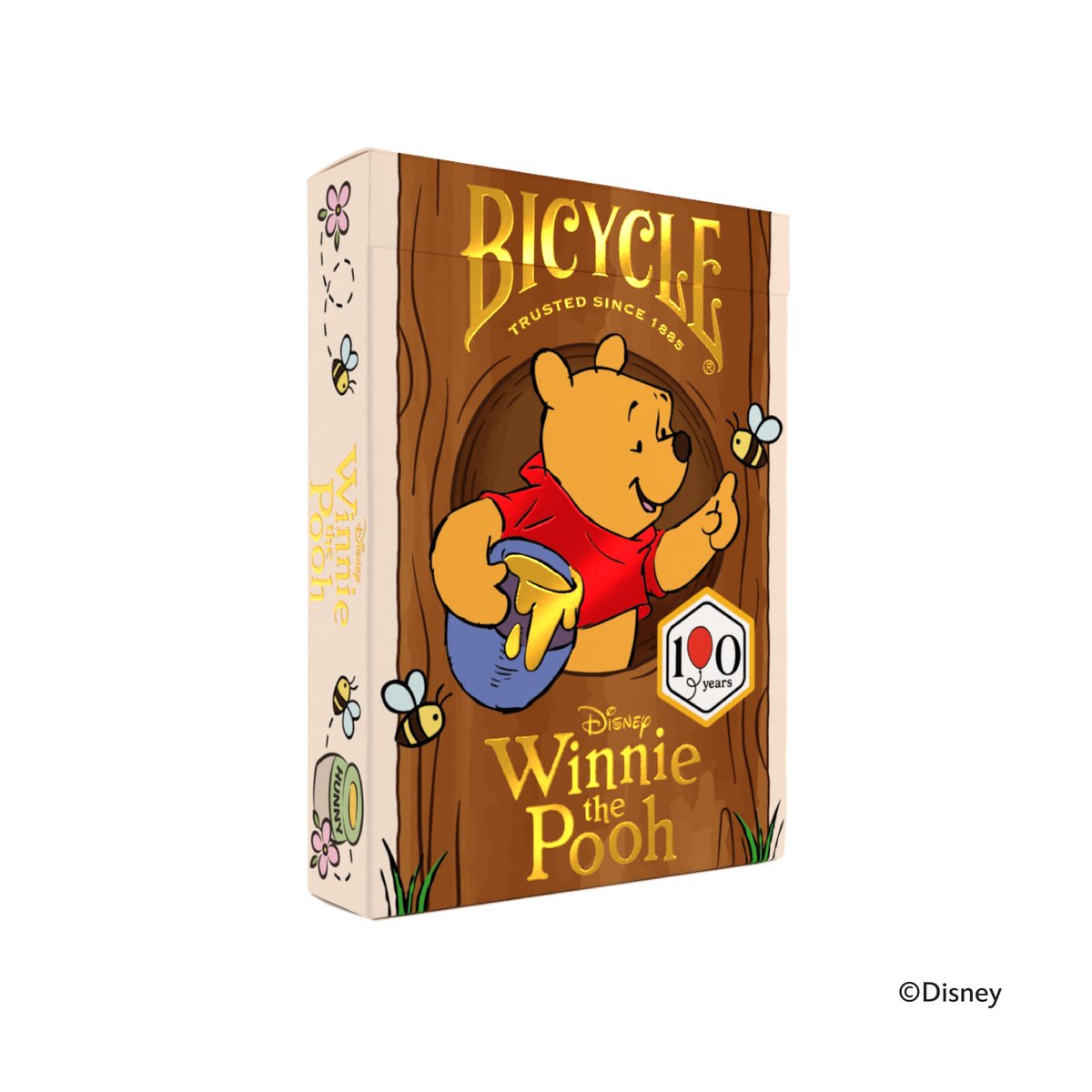 Bicicleta winnie the pooh - naipes premium - con licencia oficial - coleccionable - winnie the pooh