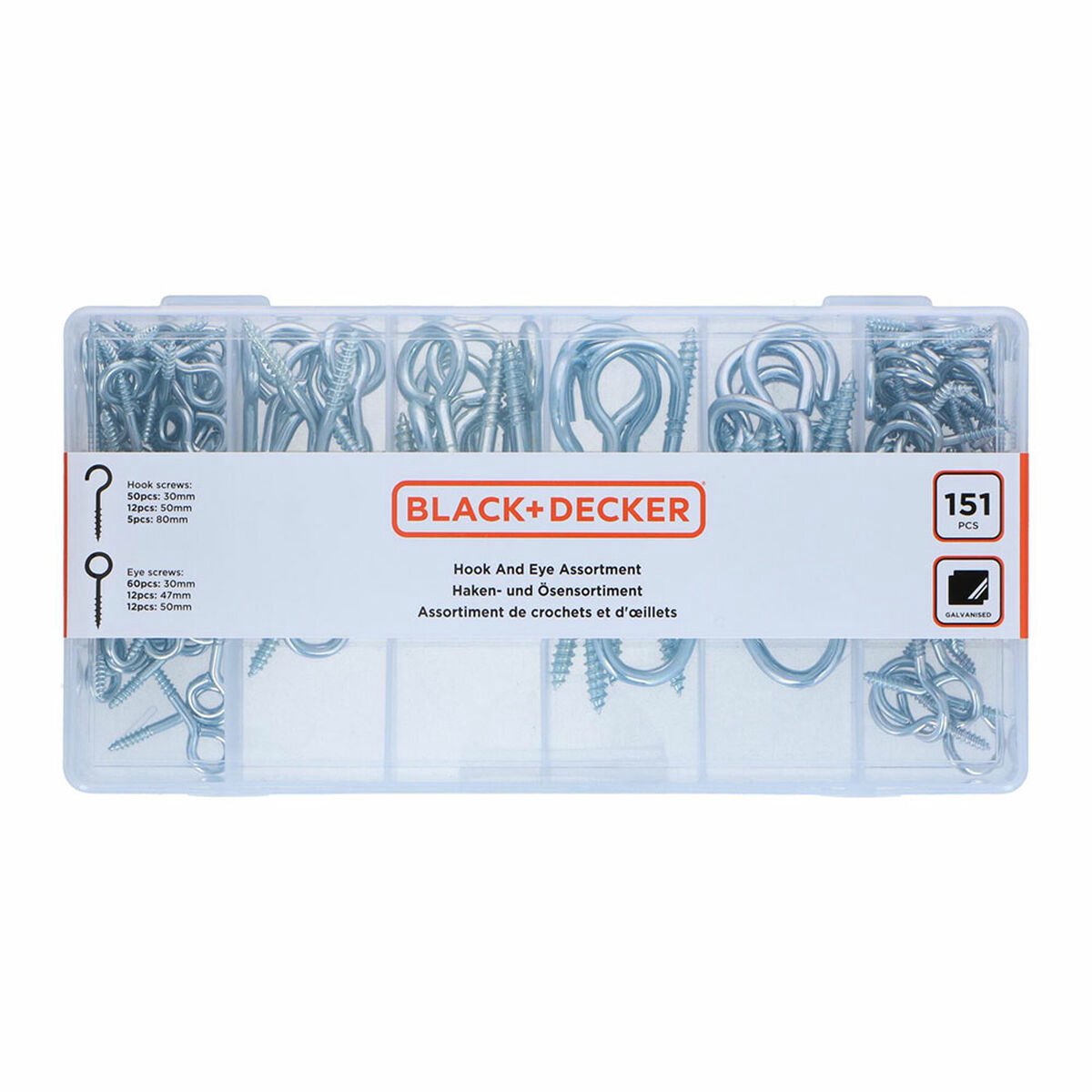 Black+decker set di golfari Black Decker 151 pezzi