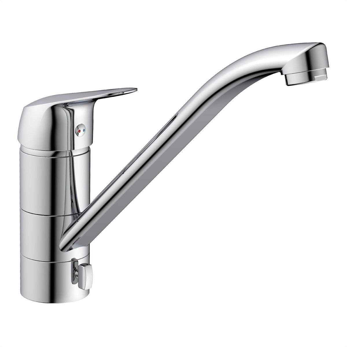 Rubinetto cucina Schütte luca - miscelatore - da montare sotto la finestra - cromato