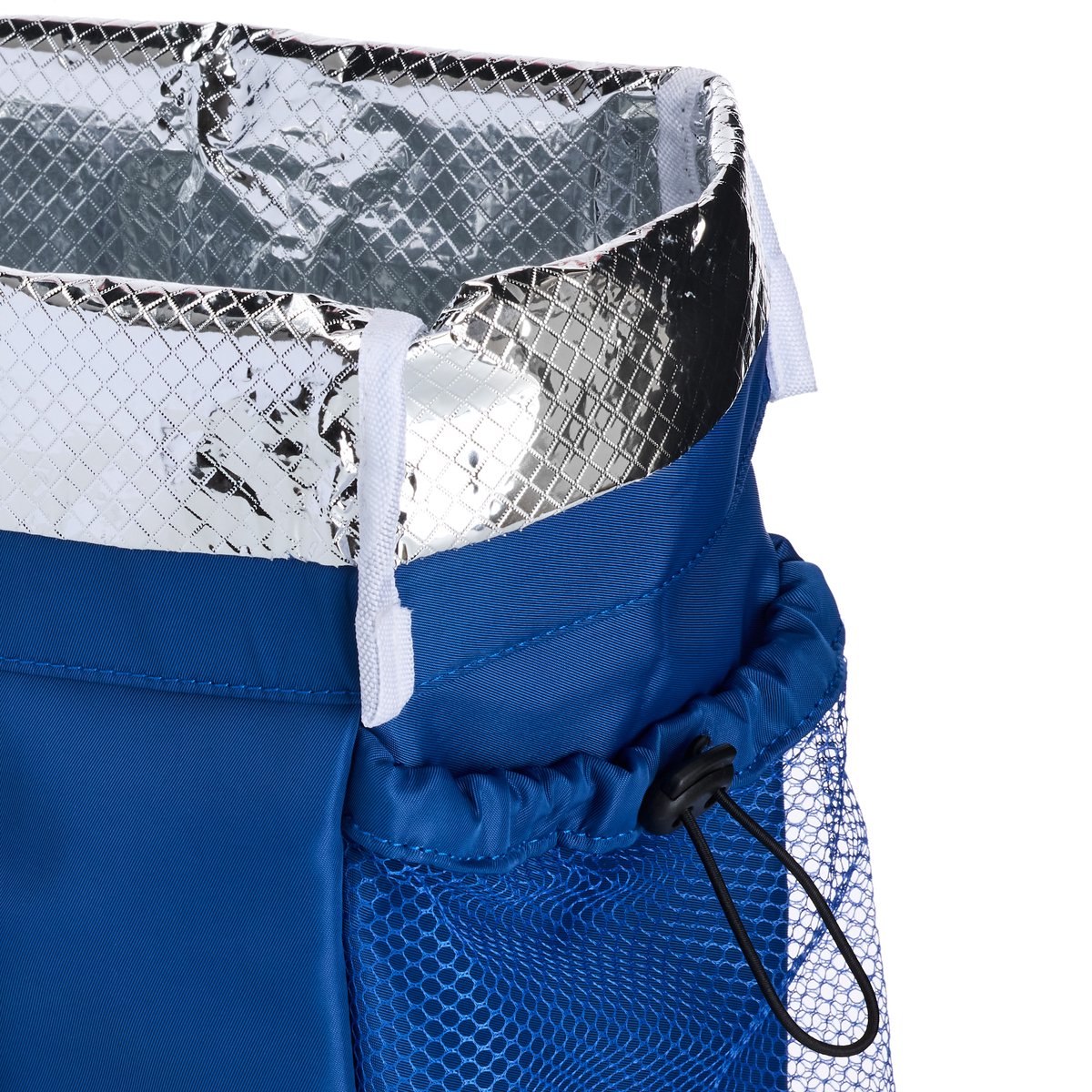 Borsa termica Muitomas 8 litri - isolamento termico - uno scomparto centrale - tasca laterale per bottiglia - tracolla regolabile - blu