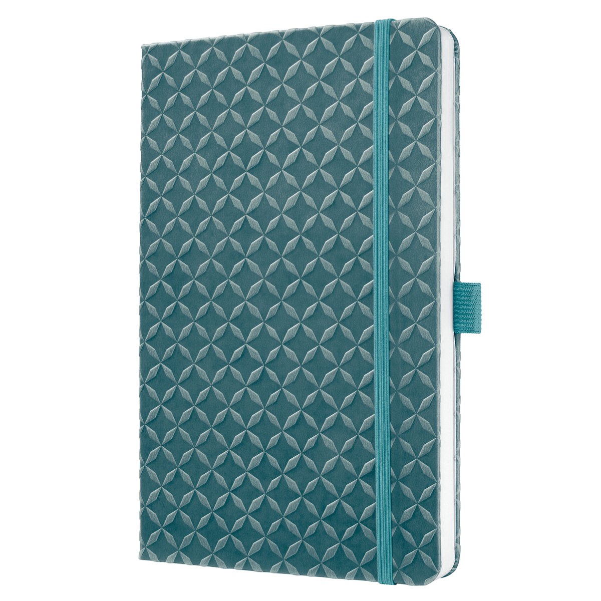Quaderno Sigel - jolie flair - a5 - blu oceano - a righe - copertina rigida - si-jn139