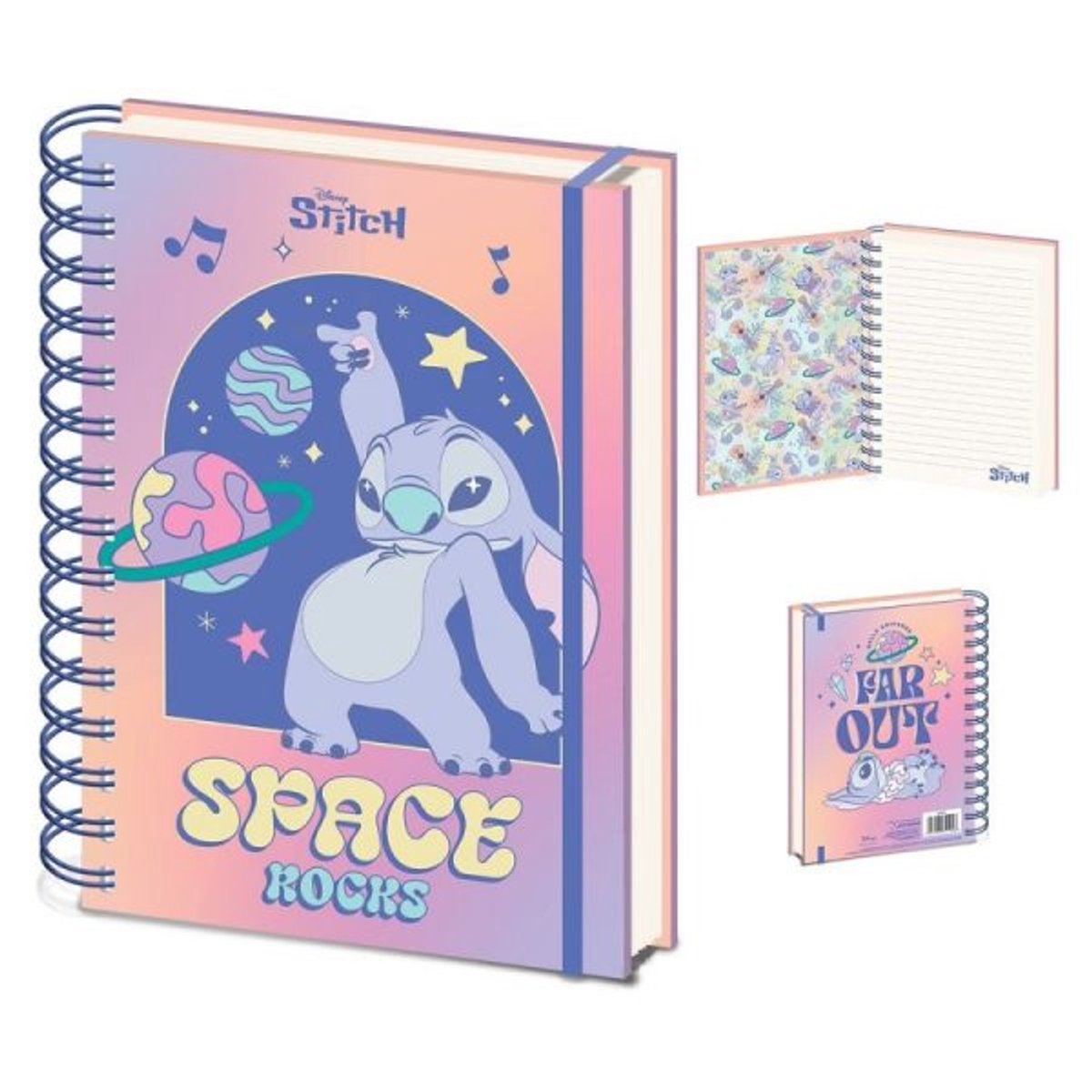 Cuaderno wiro a5 disney lilo stitch (planetario)