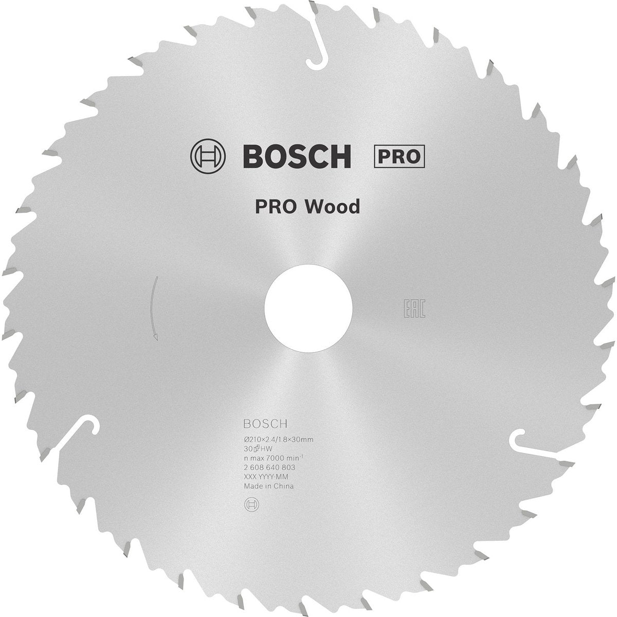 Bosch cirkzb velocità 210x30x2.6 30t fz wz