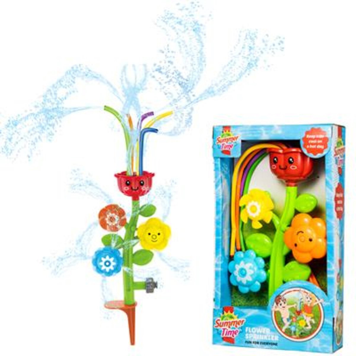 Summertime flower sprinkler