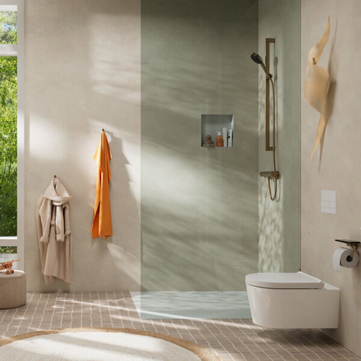 Hansgrohe tecturis s - rubinetto per doccia - da superficie - comando monocomando - cromato