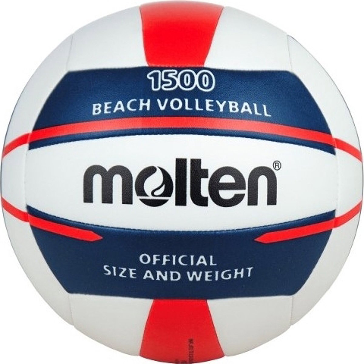 Beach volley Molten v5b1500 - bianco blu rosso | dimensione: 5