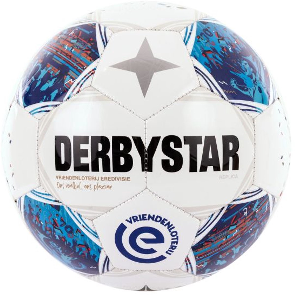 Derbystar vriendenloterij eredivisie design replica 26 27 - maat 5