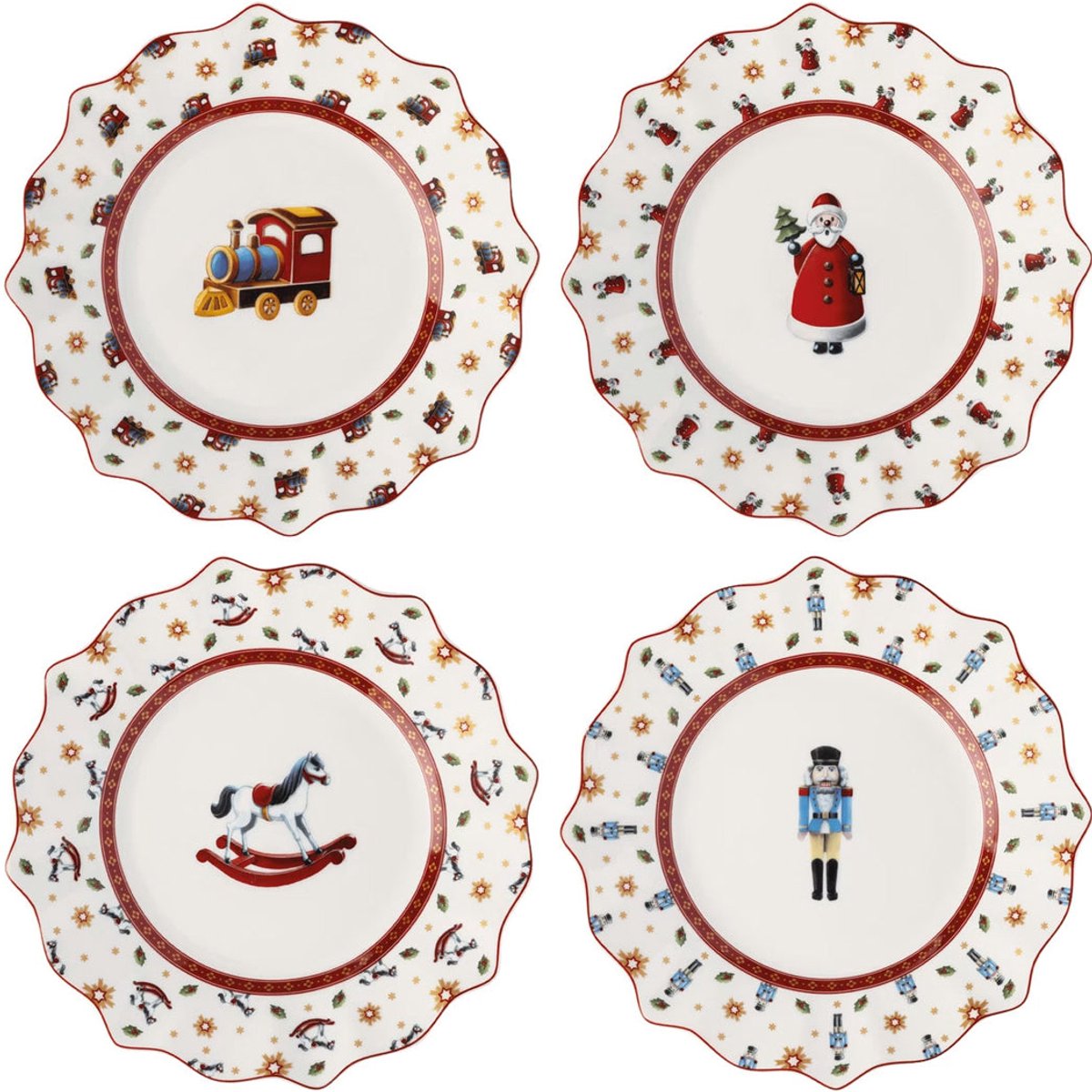 Piatto anniversario Sans Marque Villeroy Boch Toy's Delight 24 cm 4 pezzi