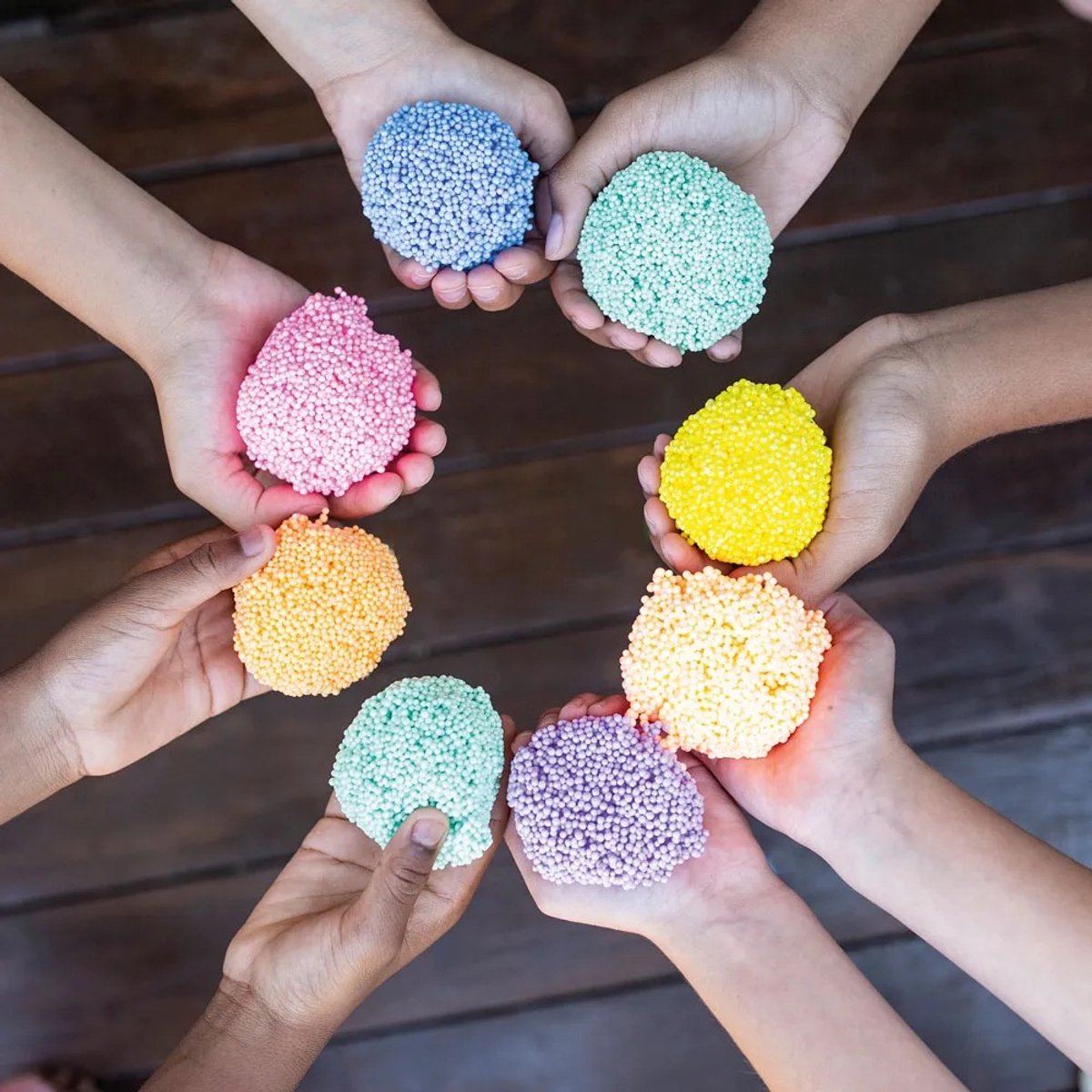 Learning resources playfoam⮠– set van 6 kleuren | creatief sensorisch speelgoed - 3+