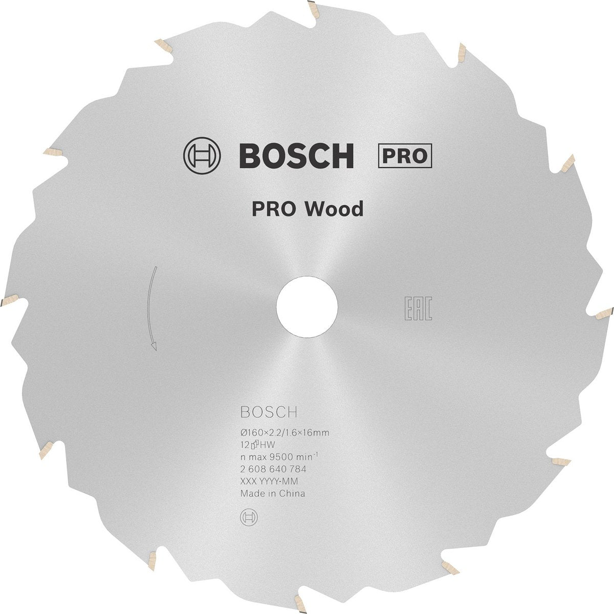 Bosch cirkzb velocidad 160x16x2.4 12t fz wz