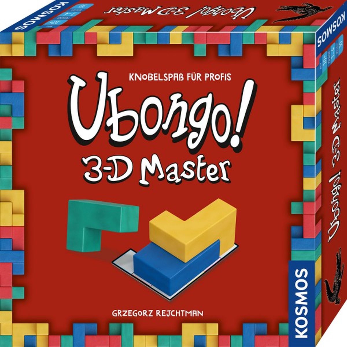 Kosmos ubongo 3-d master ubongo 3d master 30 min juego de mesa rompecabezas