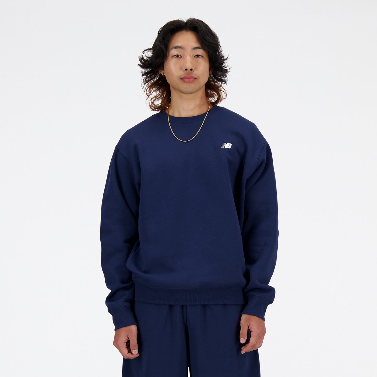 Jersey hombre new balance sport Essentials polar Crew - azul marino