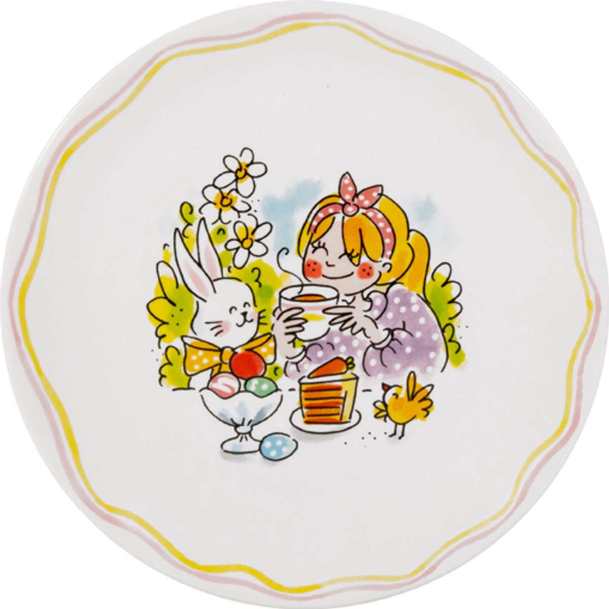 Rubio Amsterdam, especiales. Pascua: plato 18 cm