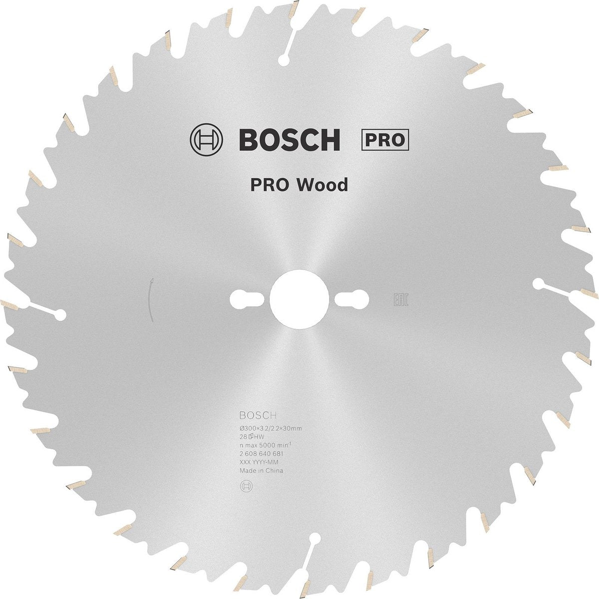 Bosch cirkzb velocidad t 300x30x3.2 28t wz