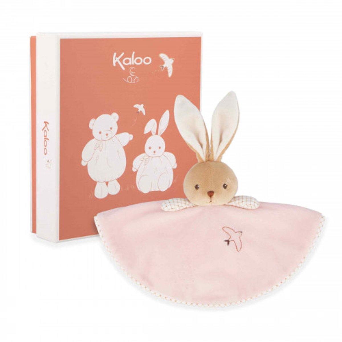 Kaloo intomporel - peluche - color rosa - conejo