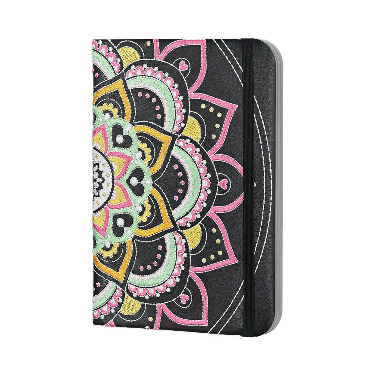Quaderno compatto Peter pauper ricamo mandala artigianale