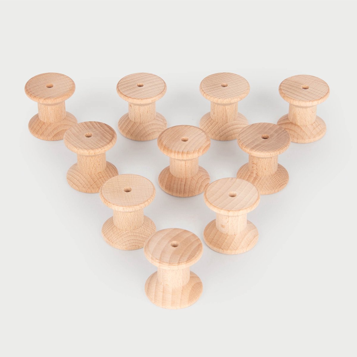 Tickit ® bobinas de madera natural