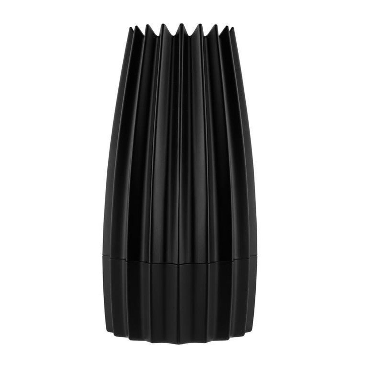 Alessi - william alsop federico grazzini - macina sale e pepe con ghiaia - alluminio - nero