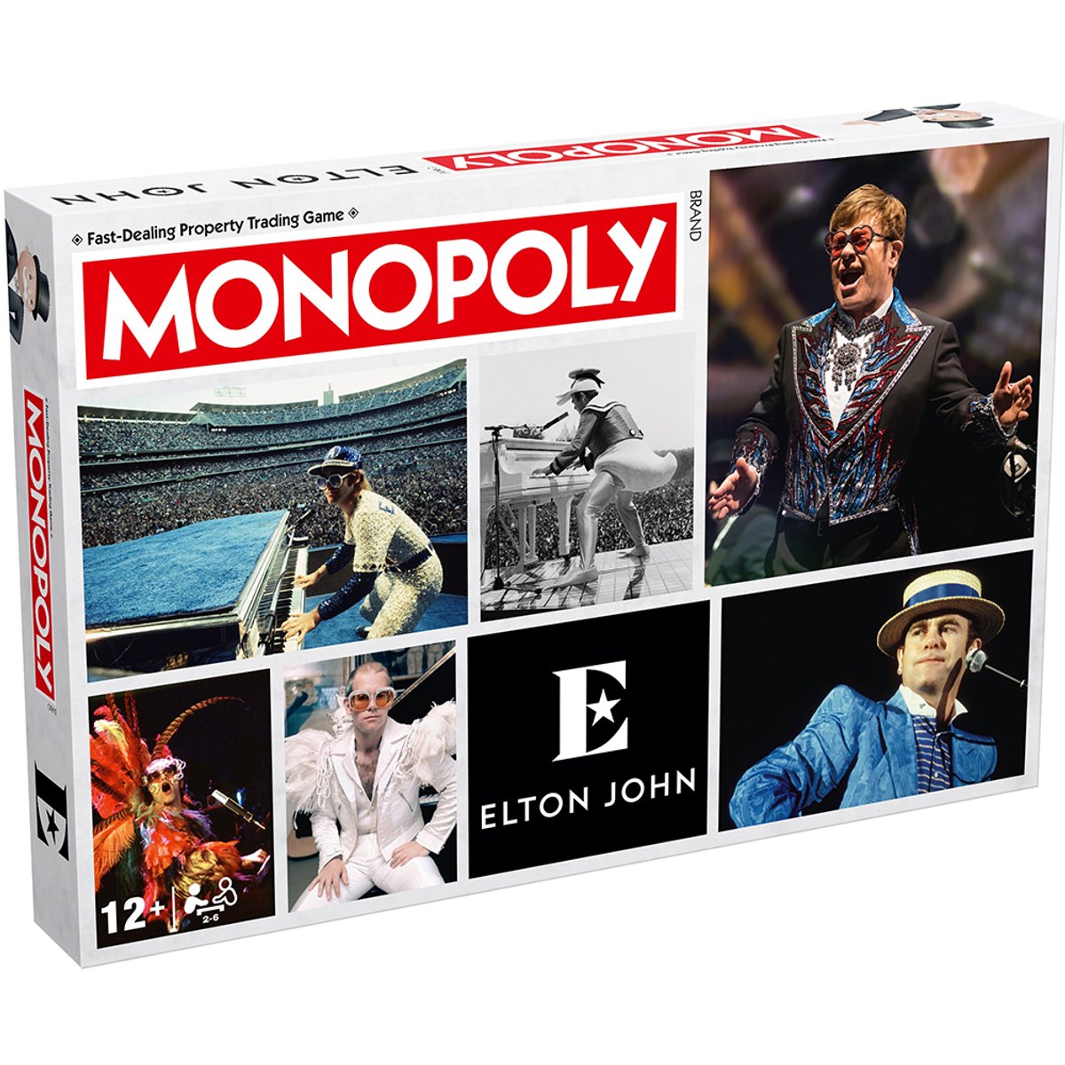 Asmodee mosse vincenti monopolio - gioco da tavolo - elton john - inglese