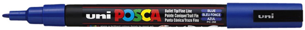Evidenziatore Posca pc-3m blu 6 pezzi