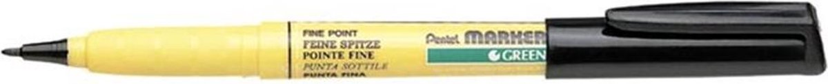 Rotulador textil Pentel nm10 - negro