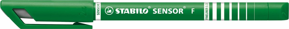 Sensore Stabilo - fineliner 0,3 mm - verde - per pezzo