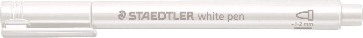 Penna metallica Staedtler - bianca -