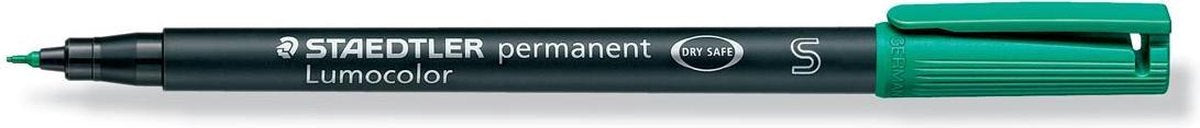 Staedtler lumocolor 313 permanent marker fijn 0,4 mm groen