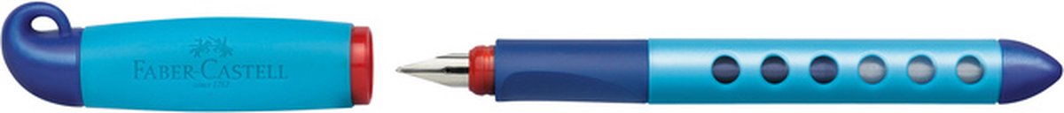 Penna stilografica scolastica Faber-castell - scribolino - destrimane - blu - fc-149847