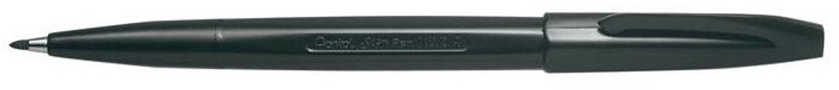 Pentel fineliner signpen s520 m nero | 12 pezzi