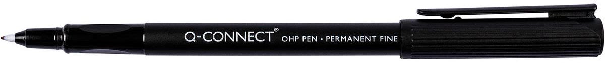 Pennarello ohp Q-connect, permanente, fine, nero