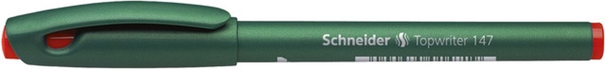 Strumenti da scrittura Schneider fineliner schneider topwriter 147 0,6 mm rosso scatola da 10 pezzi