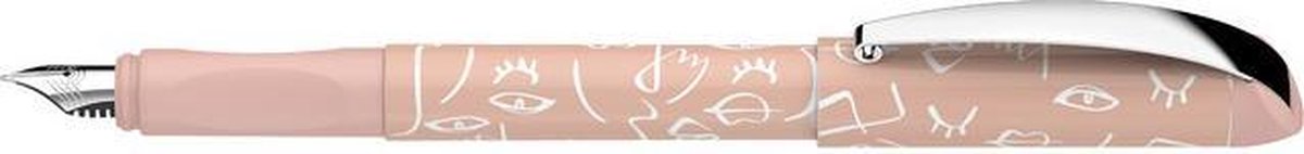 Schneider schrijfwaren schneider vulpen - glam face art - m - roze s-167756