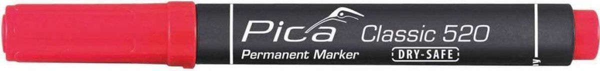 Pica 520 40 permanent marker - rond - rood - 1-4mm