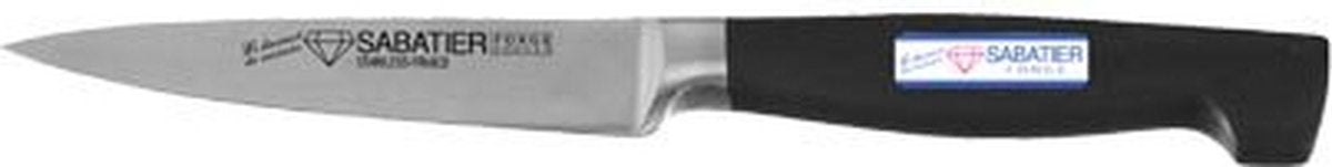 Cuchillo de oficina Diamant Sabatier forgé - 10cm - pom de acero inoxidable - cuchillo forjado