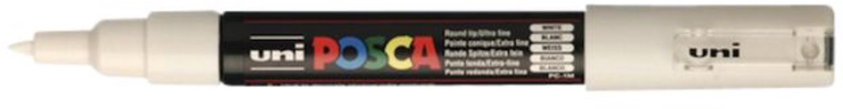 Evidenziatori sans marque posca pc-1m bianco nero (6 pezzi)