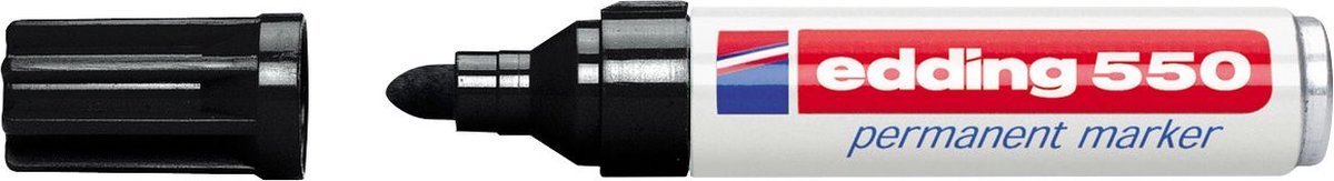 Pennarello Edding 550 tondo 3-4mm nero | 10 pezzi