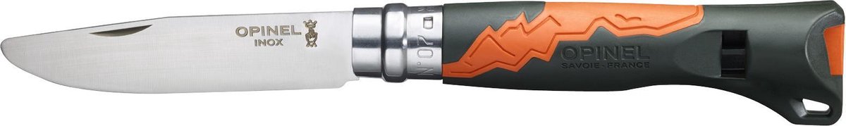 Opinel no.07 outdoor junior zakmes - rvs - kahki