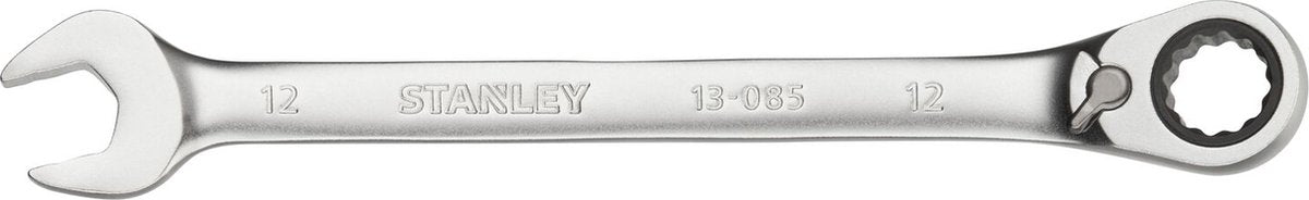 Stanley - fatmax reversible combination wrench with ratchet 12mm - open-end wrench - wrench tool - 1 piece(s)