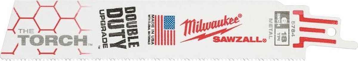 Milwaukee torch - reciprozaagbladzaagblad 150 1,4 mm (5 stuks)